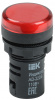 Лампа сигнальная красная 22 мм AD22DS светодиодная матрица 24В BLS10-ADDS-024-K04 IEK
