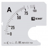 Шкала сменная для амперметра A721 75/5А-1,5 EKF PROxima s-a721-75