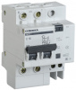 Выключатель автоматический дифференциального тока АД12 GENERICA 63А 2П двухполюсный C 30мА MAD15-2-0