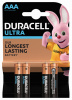 Батарейка (элемент питания) LR03 BL4 Ultra Power ААА Б0038762 Duracell