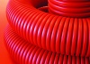 Труба гибкая двустенная для кабельной канализации диаметр 160мм, цвет красный,  с протяжкой код 1219