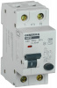 Выключатель автоматический дифференциального тока GENERICA 20А 2П двухполюсный C 30мА MAD25-5-020-C-