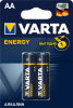 Элемент питания LR6 (AA) Energy 1.5В бл/2 (4106 213 412) батарейка щелочная 4106213412 VARTA