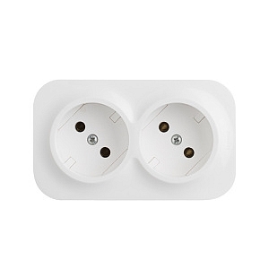 Блок розеточный Quteo 2 x 2К без шторок 16A - 250В~ IP20 белый 782231 Legrand