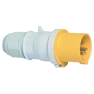 Вилка кабельная 32A, 3р(2P+PE), 4h, 110V, IP44, Quick-Connect Bals 2137