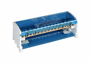 Шина на DIN-рейку в корпусе (кросс-модуль) L+PEN 2*15 081-06-03/081-06-003 HLT