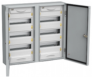 Щит ЩРн-2х36з-1 74  IP54  565*620*136 (ВхШхГ) "UNIVERSAL" RAL7035 MKM11-N-2x36-54-Z-U IEK