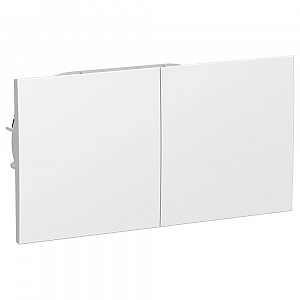 Розетка двойная Atlasdesign скрытой установки с заземлением со шторками со сдвижными крышками 16А в Schneider Electric
