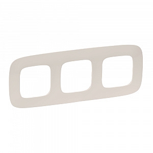 Рамка для розеток и выключателей Valena ALLURE 3 поста универсальная слоновая кость 754313 Legrand