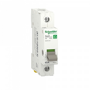 Выключатель нагрузки (модульный рубильник) RESI9 40А 1P R9PS140 Schneider Electric