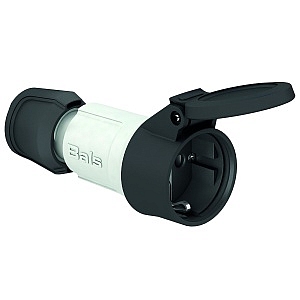 Розетка кабельная Schuko 16A 3п(2P+PE) 250В, IP54 серый MULTI-GRIP Bals 7487