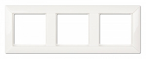 Рамка для розеток и выключателей 3 поста Ecoprofi белый EP483WW JUNG