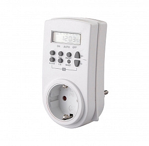 Таймер розеточный электронный (розетка с таймером) недельный белый 1800Вт 66989 6 REV