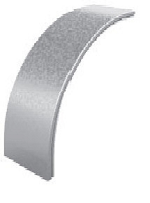 Крышка угла внешнего плавного 90 град. к лотку 400, толщ. 0,7 мм, Сендзимир цинк КУВТП90-400-0,7-R20