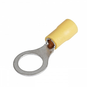 Наконечник кольцевой изолированный НКИ 5.5-6 кольцо 4-6 мм желтый (уп./100 шт) 084-04-11/084-04-011 