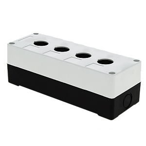 Корпус  КП104 пластиковый 4 кнопки белый (cpb-104-w) EKF