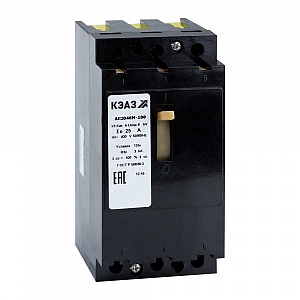 Выключатель автоматический АЕ 2046М 100 6.3А 104628 КЭАЗ