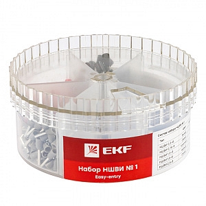 Набор наконечников НШВИ №1 (0,5-2,5мм2) PROxima nabor-nshvi-1 EKF