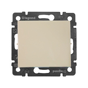 Выключатель одноклавишный Valena скрытой установки IP20 бежевый 774301 Legrand