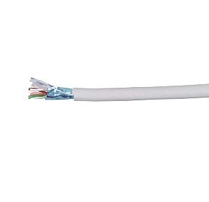 Кабель витая пара F/UTP категория 6 4x2х23AWG PVC серый (305м) (LC1-C604-311) ITK