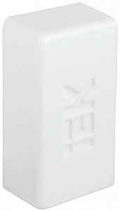 Заглушка белая КМЗ 20х10 ЭЛЕКОР CKMP10D-Z-020-010-K01 IEK