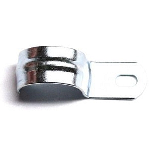 Держатель для труб оцинкованный односторонний, диаметр  19 - 20мм код 53342 DKC