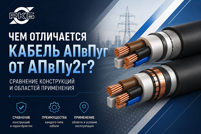 Чем отличается кабель АПвПуг от АПвПу2г? Сравнение конструкций и областей применения