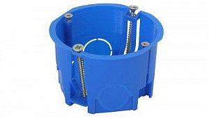 Коробка установочная скрытой установки d68мм глубина 45мм в гипсокартон БЕЗ СОЕДИНИТЕЛЯ (С3Е3 V.1) П