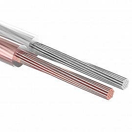 Кабель акустический, 2х1,50 мм², прозрачный SILICON, 100 м