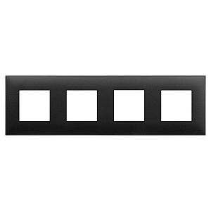 Рамка 8мод. ARTLEBEDEV Avanti "Черный матовый"