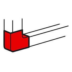 Кабель-канал аксс. Metra Плоский угол 100х50 мм Legrand 638013