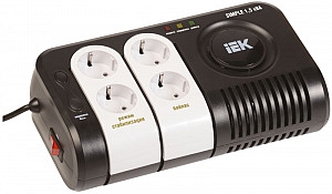 Стабилизатор напряжения однофазный Simple 1,5 кВА для бытовой электроники IVS25-1-01500 IEK