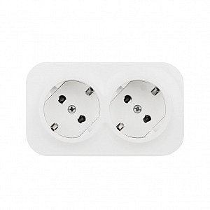 Блок розеточный Quteo 2 x 2К+З со шторками 16A - 250В~ IP20 белый 782237 Legrand