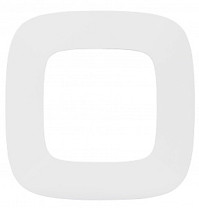 Рамка для розеток и выключателей Valena ALLURE 1 пост универсальная белый 754301 Legrand