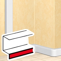 Кабель-канал  аксс. DLP Накладка плинтусная. Legrand 10580