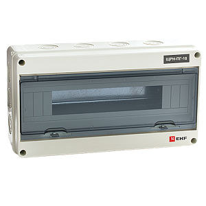 Бокс пластиковый ЩРН-ПГ-18 IP65 (pb65-n-pg-18) EKF