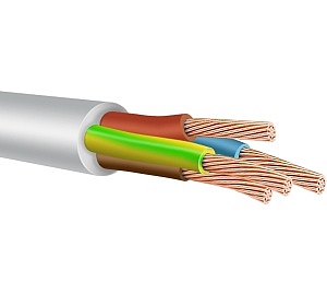 Провод ПВС 4х1.0 белый НКЗ