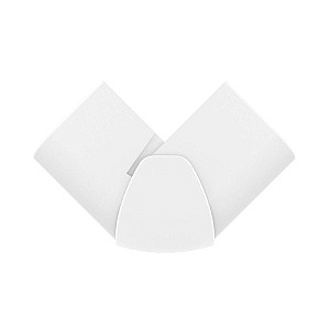 Угол внешний изменяемый "In-liner Front" белый 90х50 мм (80-120°) 09552 DKC