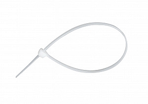 Стяжка кабельная (хомут) 4.8х350 белый нейлон (уп. /100 шт) 084-01-19/084-01-019 HLT