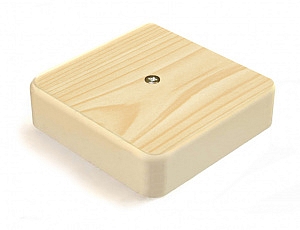 Коробка распределительная открытой установки 100х100х44мм сосна IP40 GE41221-11 Greenel