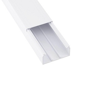 Короб с крышкой белый с направляющими для установки разделителей TA-GN "In-liner Classic" 80x40 0178