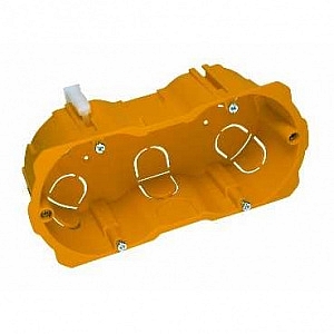 Коробка установочная двухпостовая скрытого монтажа 151х71х45мм для полых стен КМ-251 Schneider Elect