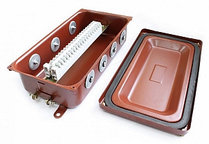 Коробка соединительная КС-20 с металлическими заглушками УХЛ1,5 IP65 zeta30329 ЗЭТА ЗЭТАРУС