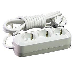 Удлинитель 5 метров 3 гнезда с заземлением (MGP134 Makel) ПВС 3х1 16А 3,5кВт