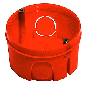 Коробка установочная для сплошных стен скрытой установки в бетон d68мм h40мм IP30 КУ1106 HEGEL