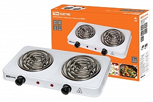 Электроплитка двухконфорочная настольная ЭПС2 230 В 2х1 кВт спираль TDM