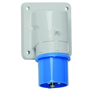 Вилка настенная 16А 3п(2P+PE) 6ч, 230В, IP44 Bals 261