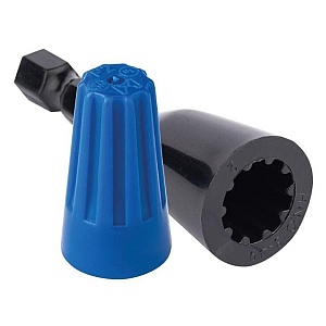 Зажим соединительный изолирующий скрутка СИЗ 2 (1-3,75мм) (P-72) синий (уп.100 шт) plc-cc-4 EKF