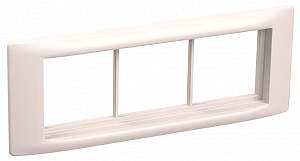 Рамка и суппорт белый для КК ПРАЙМЕР на 6 модулей 60мм CKK-40D-RSU6-060-K01 IEK