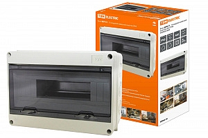 Бокс ЩРН-П-15 модулей навесной пластик IP65 SQ0908-0004 TDM